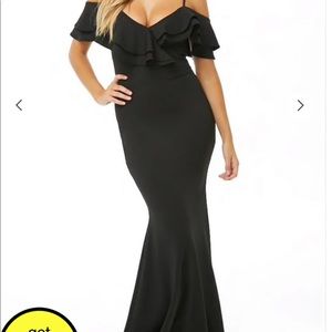 Forever 21 Ruffled Mermaid Gown
